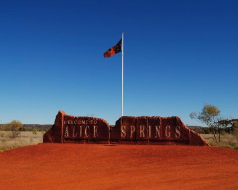 Alice Springs sign