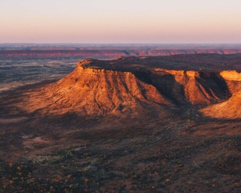 Ariel view of Kings Canyon