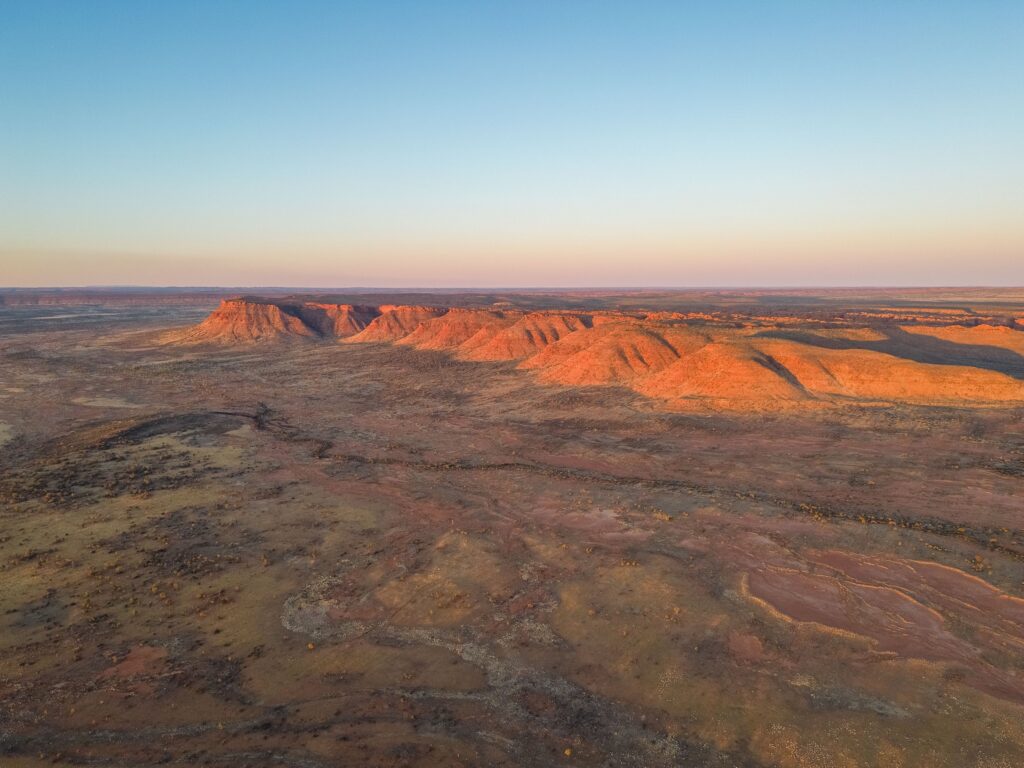 Tjoritja West MacDonnell National Park stretches for 161km west of Alice Springs. Explore and appreciate the scenic beauty and history of the area on foot, swim in a waterhole, or pitch a tent for a longer stay.