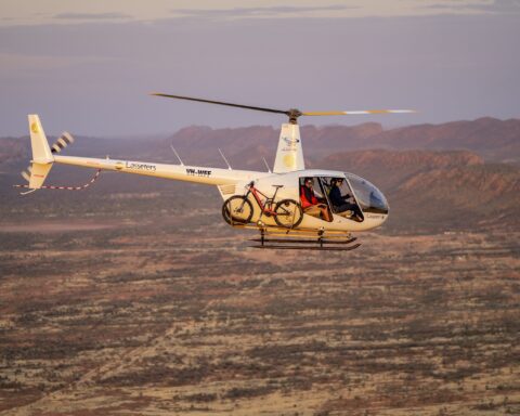 Alice Springs Helicopters is the leading provider of scenic flights and commercial helicopter services in the Red Centre. An accredited Tourism business, they are the first operator in Australia to provide Advanced Eco-Accredited flights and offer private charters suited to all ages and fitness levels. Enjoy the scenery from the best seats in the Outback, with unrestricted panoramic views of the East and West MacDonnell Ranges. A variety of scenic flights, helicopter experiences and various mountain bike drop offs are available at flexible departure times, providing unparalleled access to untouched regions of Central Australia.
