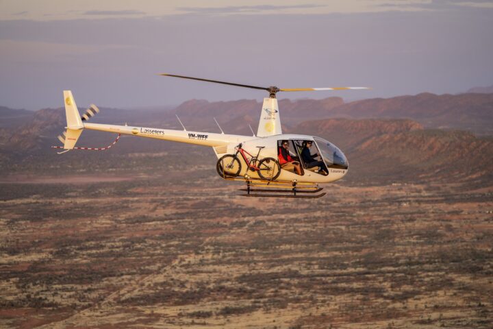 Alice Springs Helicopters is the leading provider of scenic flights and commercial helicopter services in the Red Centre. An accredited Tourism business, they are the first operator in Australia to provide Advanced Eco-Accredited flights and offer private charters suited to all ages and fitness levels. Enjoy the scenery from the best seats in the Outback, with unrestricted panoramic views of the East and West MacDonnell Ranges. A variety of scenic flights, helicopter experiences and various mountain bike drop offs are available at flexible departure times, providing unparalleled access to untouched regions of Central Australia.