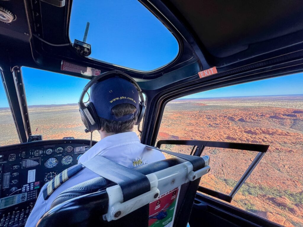 Alice Springs from Above with Alice Springs Helicopters by Tourism NT