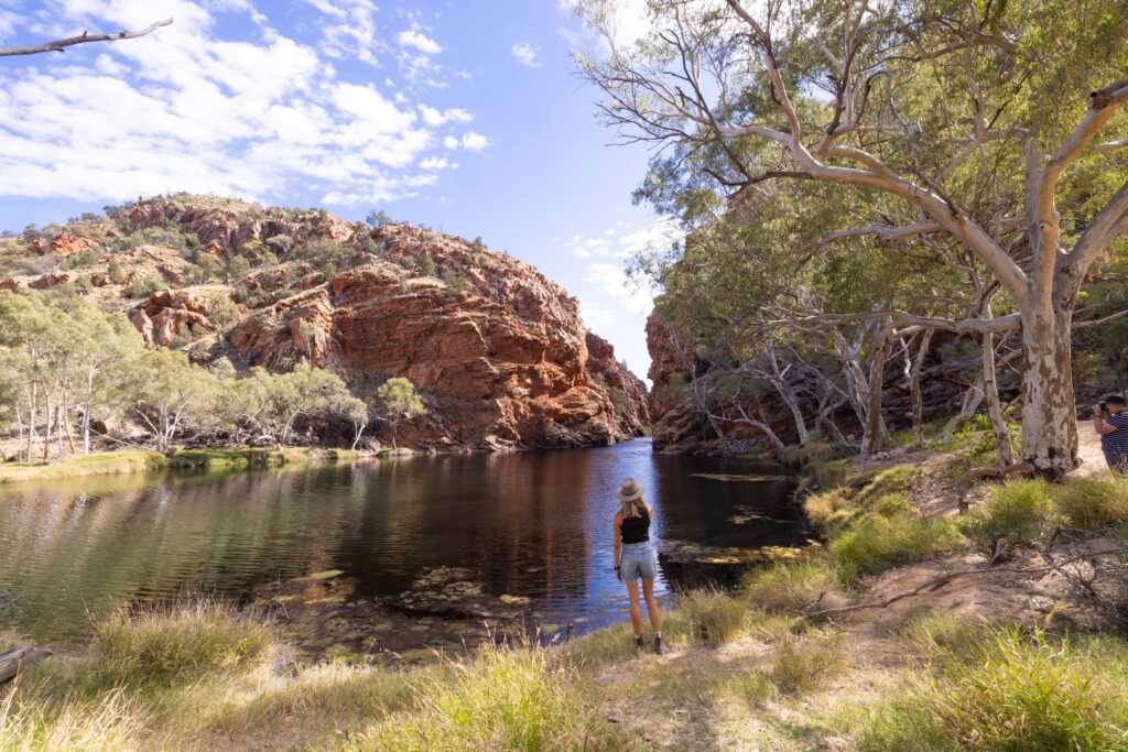 
Ellery Creek Big Hole is one of the most popular and picturesque camping, walking, swimming and picnic spots in the Tjoritja / West MacDonnell National Park.